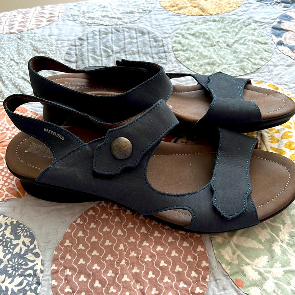 Mephisto leather sandals
